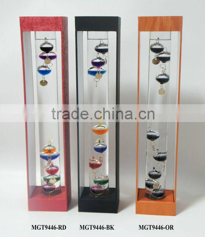 Galileo Thermometer/Hand-crafted Glass Galileo thermometer