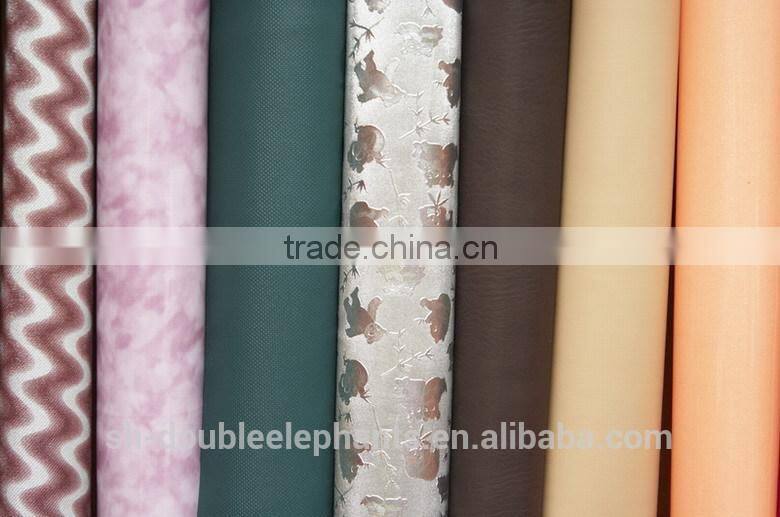 textured leather in PVC leather