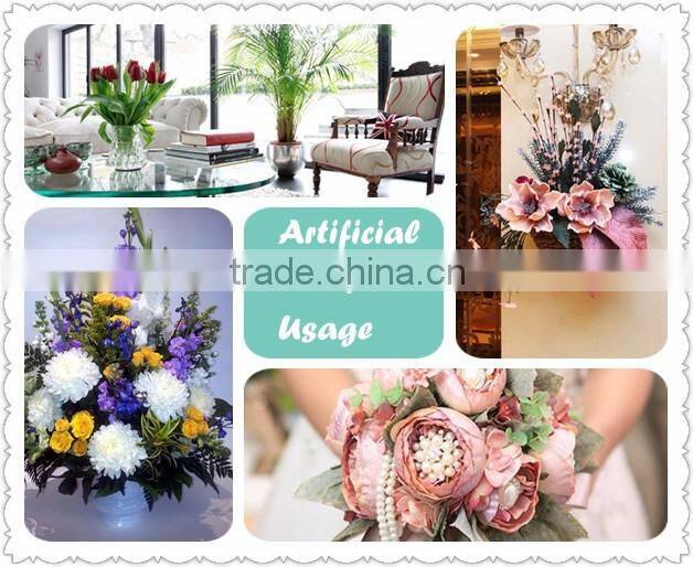 Free sample 18" single head red PU tulip flower for new year decoration