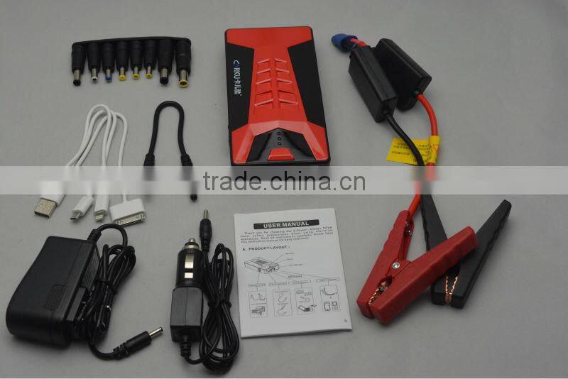 5V 12V 19V Lithium Polymer LIPO Battery Emergency Multi-function Mini Car Jump Starter