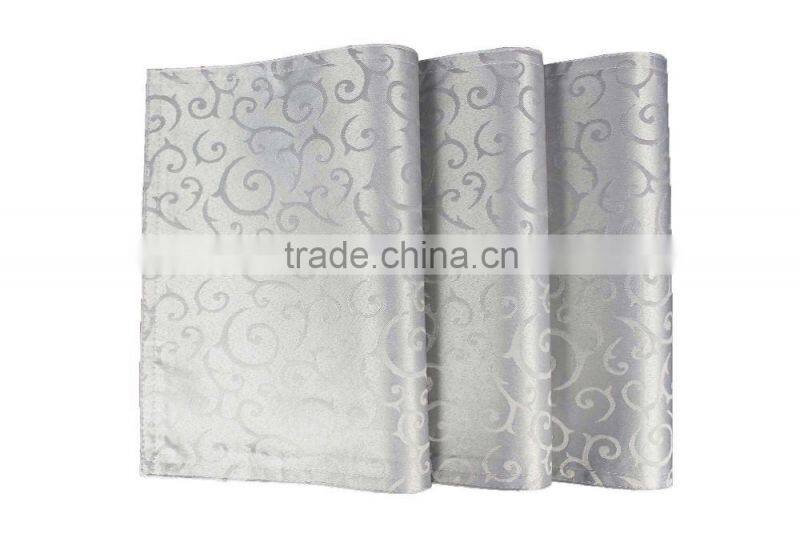 Polyester Bright Color Fancy Design Jacquaed Design Table Placemat