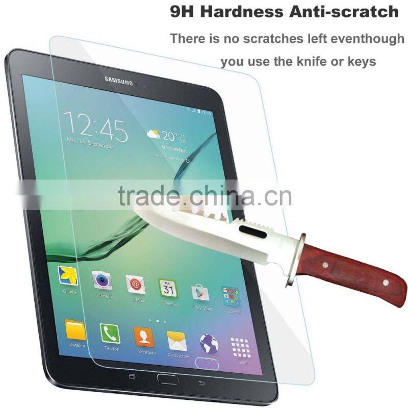 Keno Mobile Phone Accessories Tempered Glass Tablet Touch Screen for Samsung Tab S2 T810 / T815
