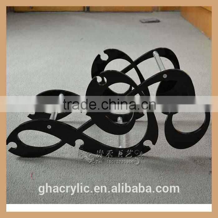 DIY single bottle wine rack,wine display stand