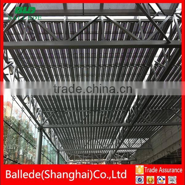 aluminum sun shade perforated louver roof