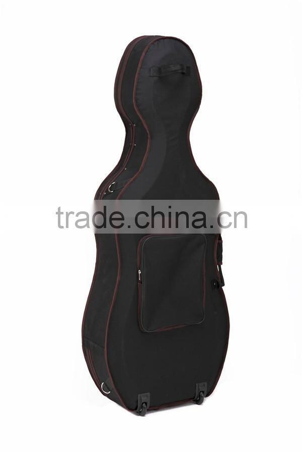 High Grade Light Foam Convenience Cello Case With Wheel Factory