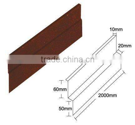 side flashing (stone coated roof tile)