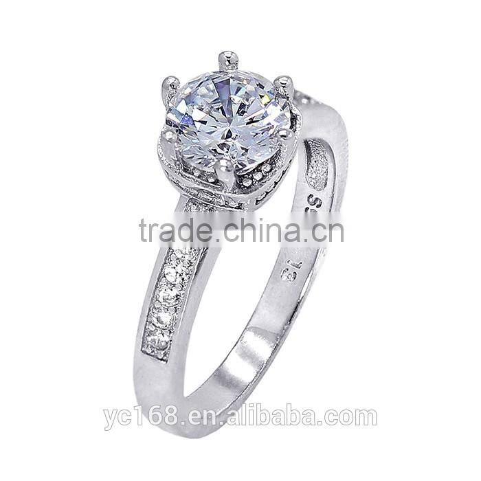 2016 Fashion Jewelry Type 925 Sterling Silver Wedding Rings Jewelry From India