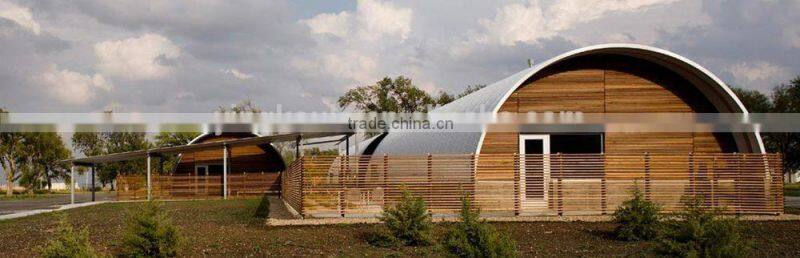 Zinc and color steel prefabricated steel house