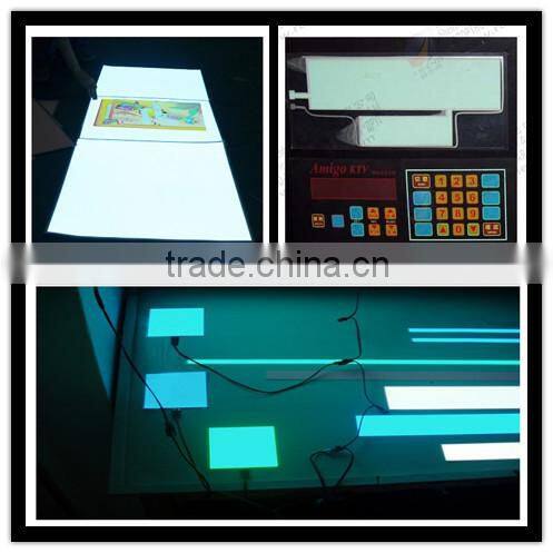 Newest ! Hottest!!The super bright el backlight,el backlight panel,el backlight sheet flexible EL backlight