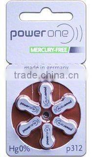 Good Quality hot sale Hearing Aid Zinc Air mercury free Battery power one battery size 13A