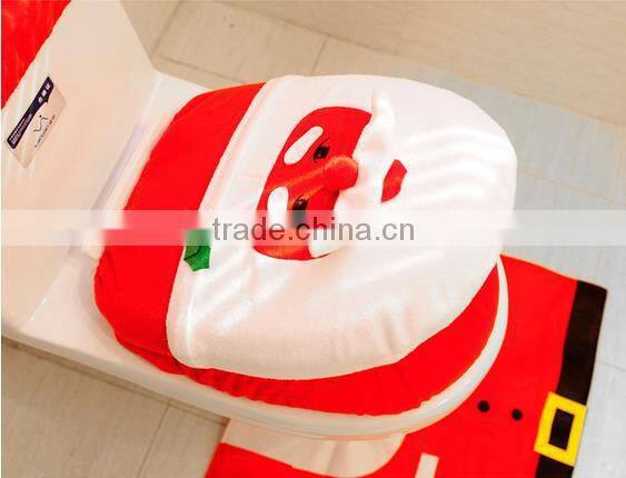 2015 New Product Christmas Toilet Set Christmas decoration