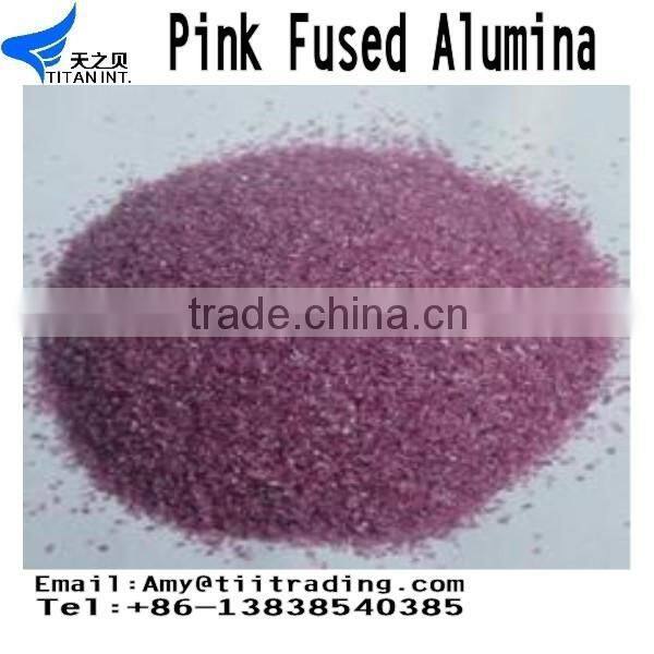 Pink fused aluminum oxide corundum forAbrasive F120