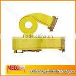 Rubber handle 2" 50mm width cargo strap J metal hooks /2inch cargo lashing 5000bs