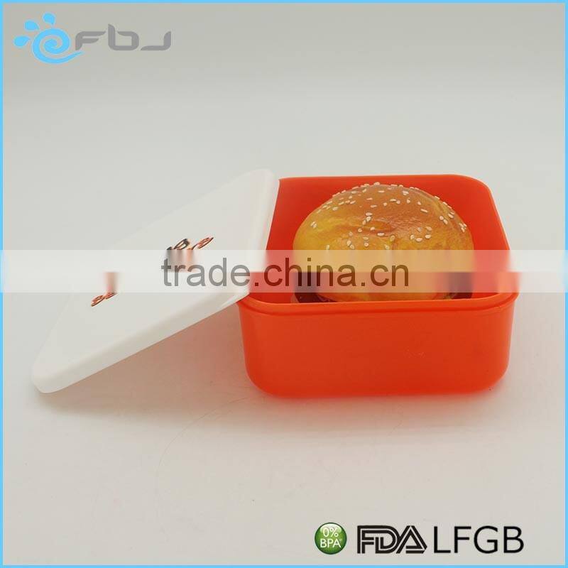 Wholesale BPA Free Food Square Plastic Dessert Lunch Boxes