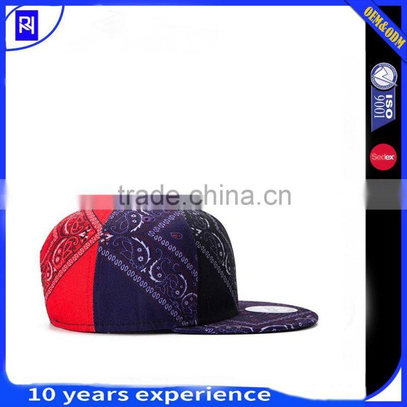 New fashion 6 panel hot sale baseball caps 6 panel snapback hats