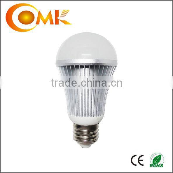 7W E27 Aluminum LED bulb OEM Zhongshan
