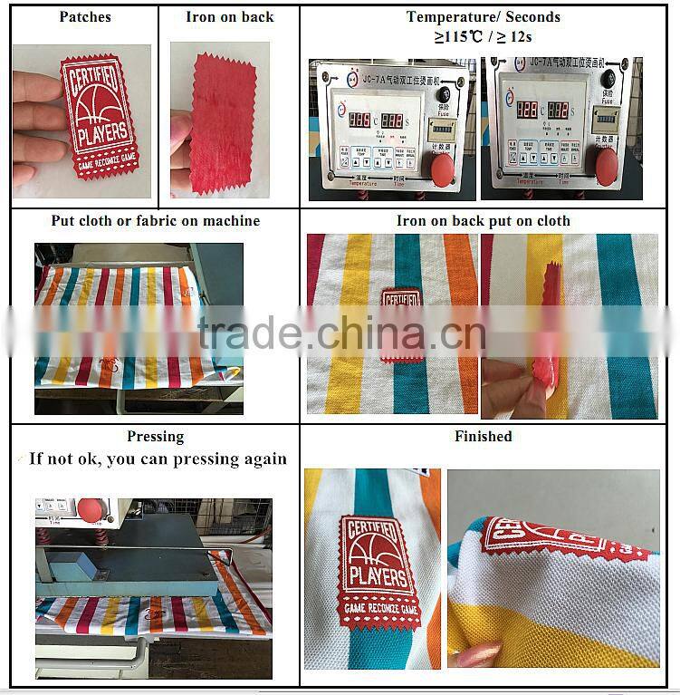 Chain embroidery chenille towel patch