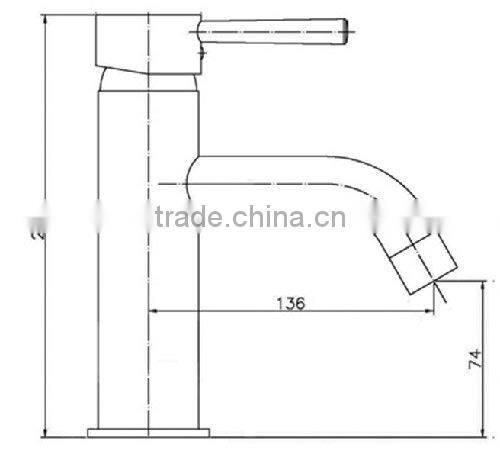 Watermark & WELS Single Lever Bathroom Mixer Tap