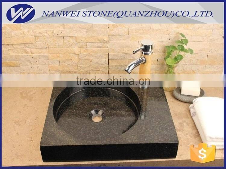 Natural marble stone sink for bathroom