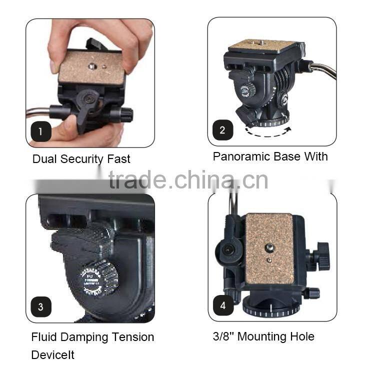 Professional Hand Video Pan Head for Tripod 360 degree swivel panoramic tripod head