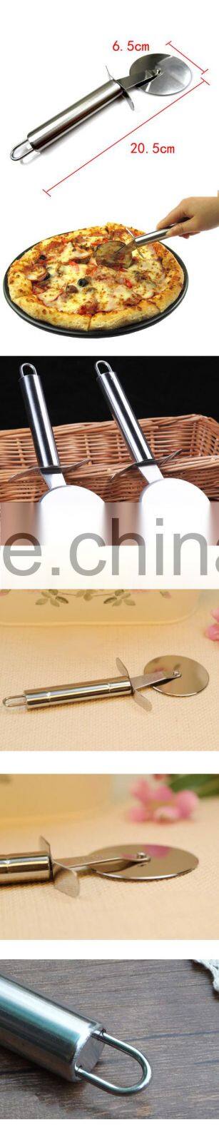 High quality useful stainless steel pizza knife cheese knife kitchenware