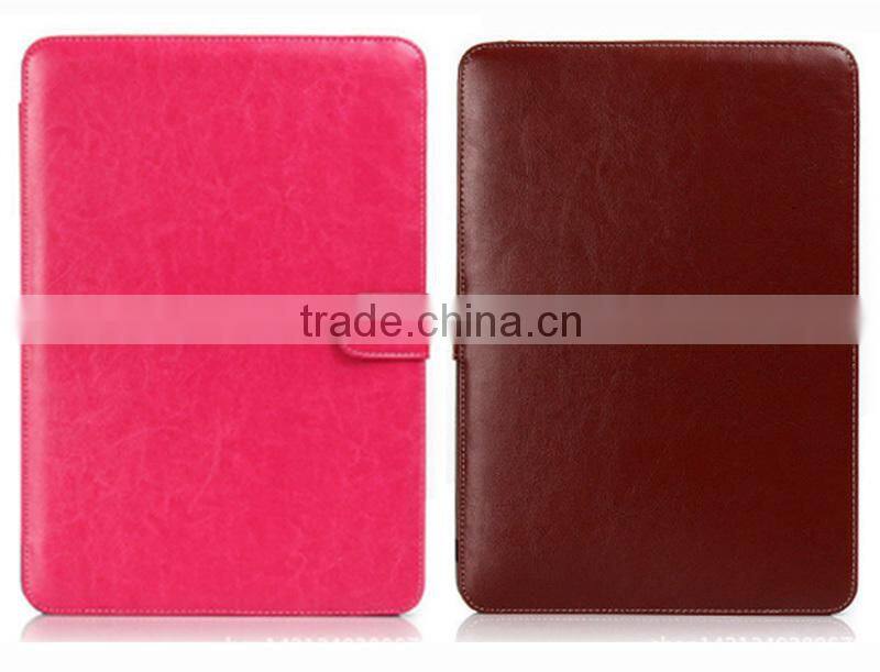 Luxury leather flip case for Macbook air 11/13/pro 13.3/retina 13.3/pro 15.4