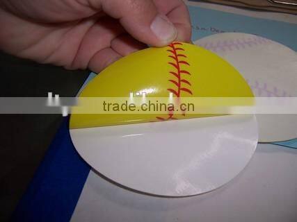 Custom cut metallic sparkly holographic stickers (M-A445)