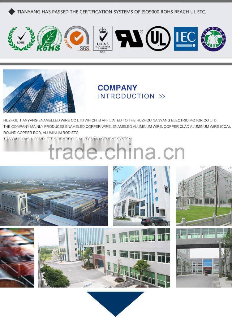 Solderable Polyurethane Enamelled Copper Wire overcoat with Polyamide, Class 180