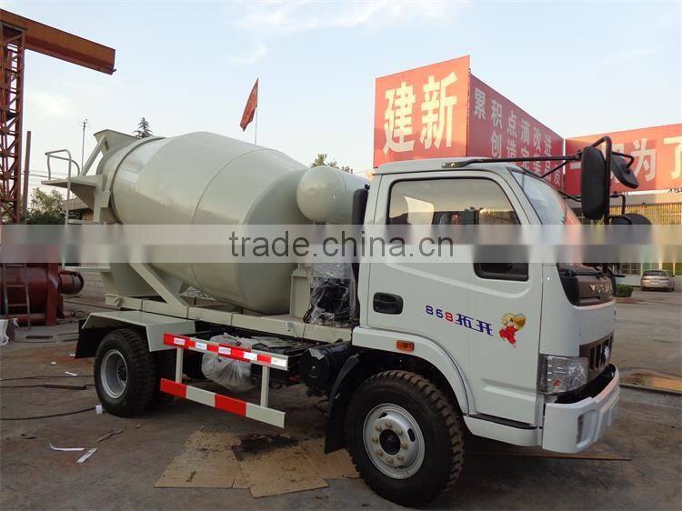2016 new arrival China 6m3 concrete mixing truck / small transit mixer truck for sale with CE approved