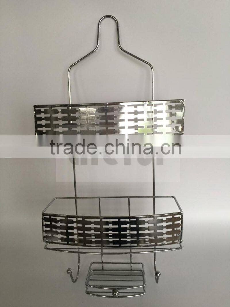 NeverRust Metal Shower Caddy, Satin Chrome