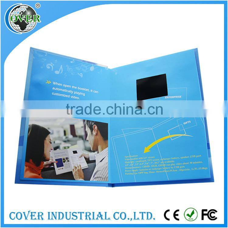 Wholesale greeting card display video greeting card