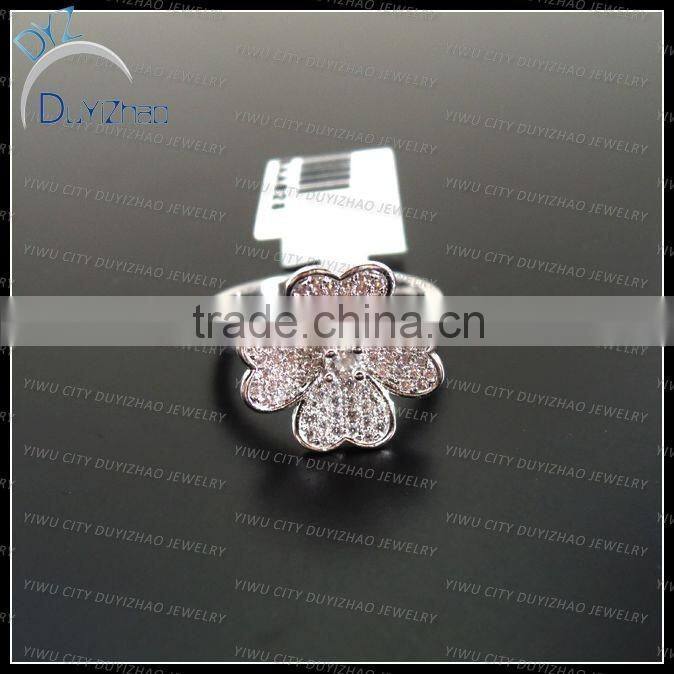 wholesale factory price ladies flower shaped rings