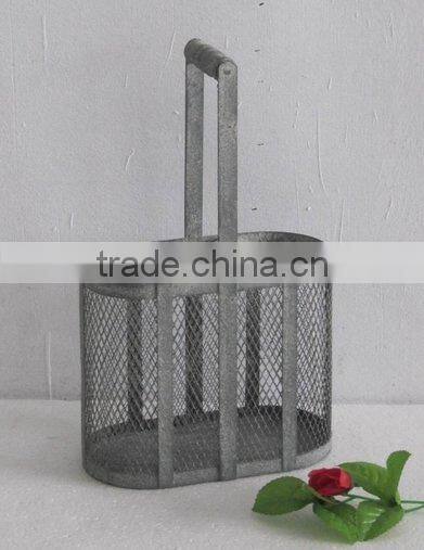 100595F-metal wine basket