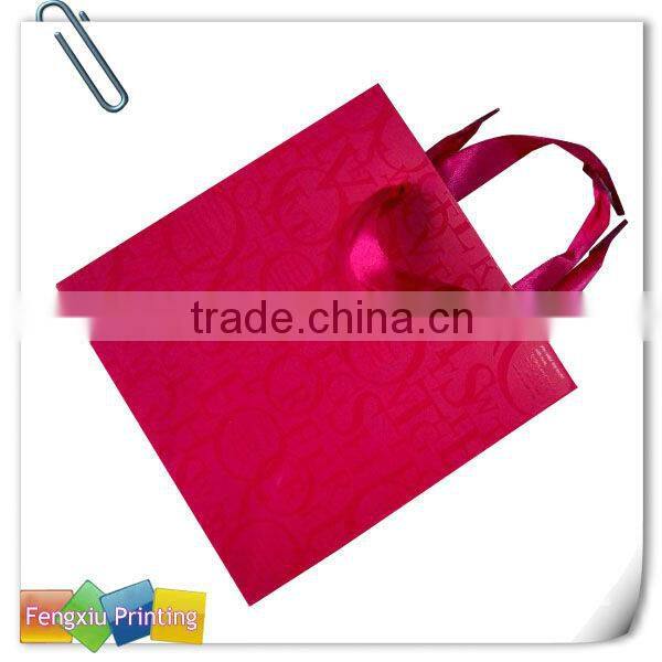 2015 Pretty Flower Recycle Paper Carry Bag