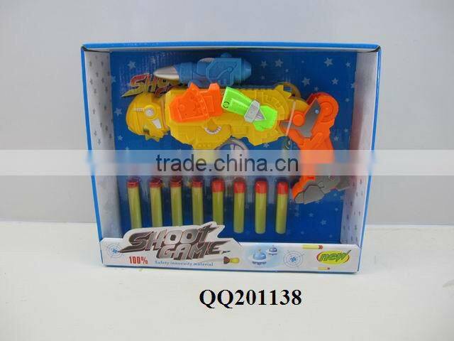 Funny kids EVA shooting rocket play set