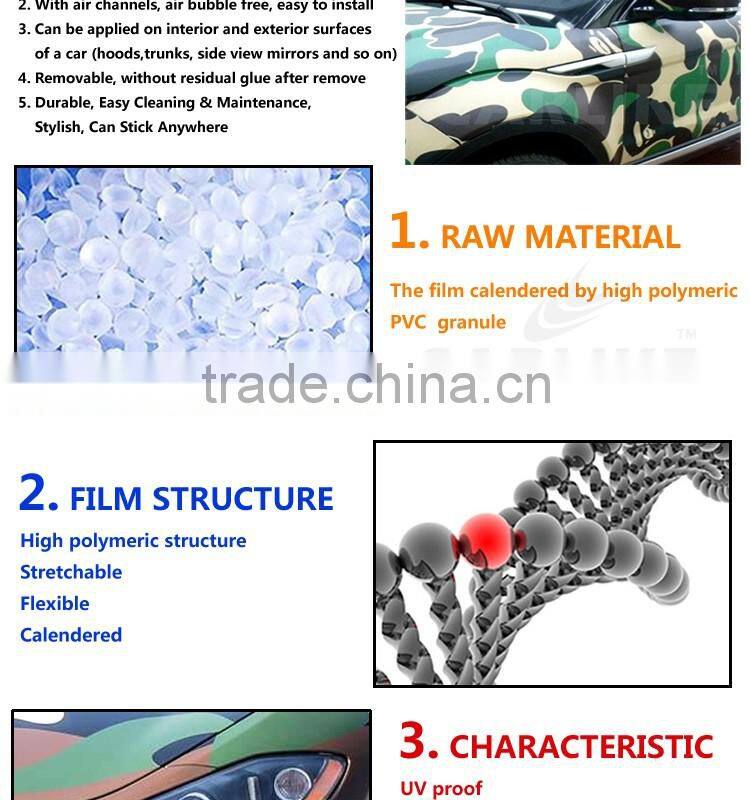 CARLIKE Stretch Auto Vinyl Film Digital Camouflage Sticker Foil