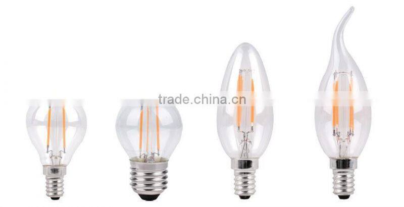 G95 Clear Ceramic Cover 360 Degree COB 4W Edison LED Bulb