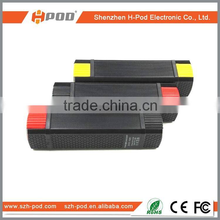 New style 2600mah power bank with led torch flashlight
