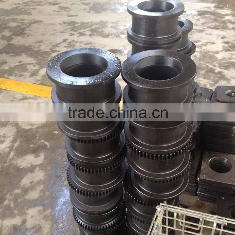 10T 16.5M span end carriage for bridge crane and gantry crane single beam lifting crane