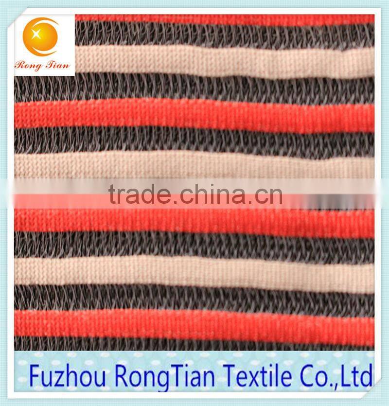 New design polyester knitted 3d stripe fabric for cushion