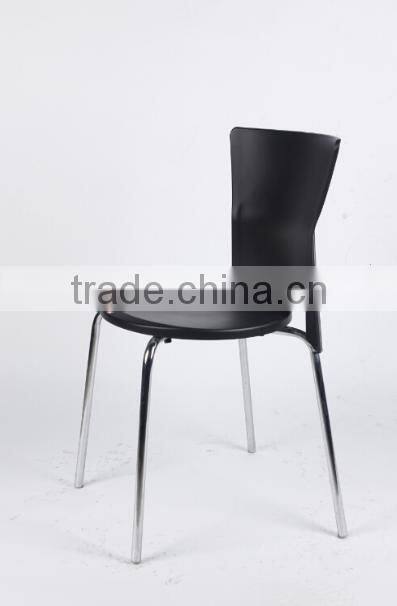 wholesale STACKABLE plastic armless restaurant dining chairs for small cafe 1054b