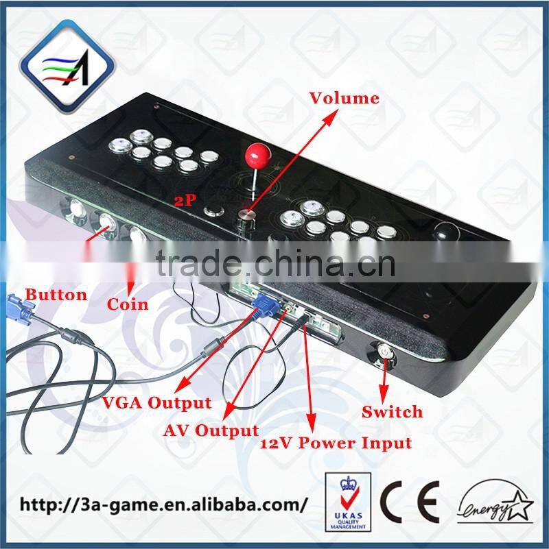 Arcade Controller with Built in Games Pandora Box 4 HD 645 in 1 Mutli Game Board VGA AV for Jamma Game PC Game Arcade Sticks