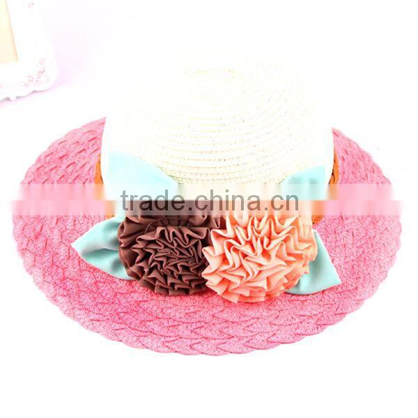 Fashion women ladies hats cool summer mini straw hats to decorate