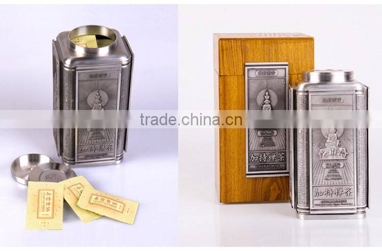Fresh processing type male enhancement tea wooden box blended organic green tea