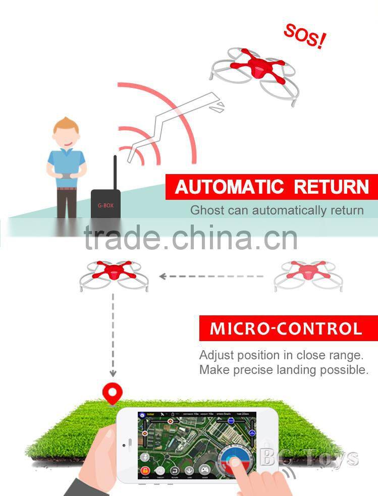 Hot sale Ghost rc quadcopter flying drone with gps and camera hd.