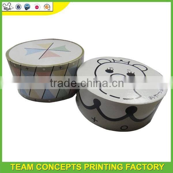 round luxury cardboard gift packaging box set