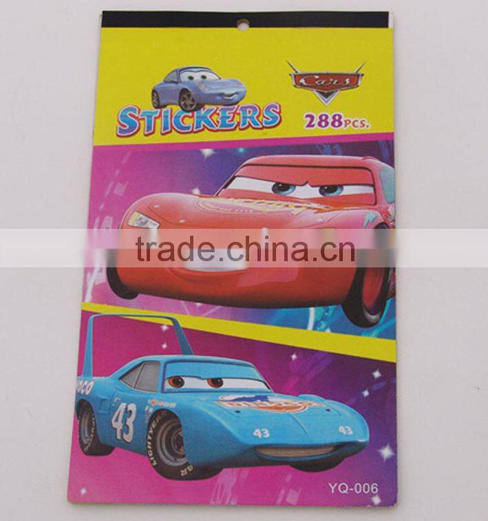 Interesting customized shape Eco-friendly Non-toxic paper double stickers