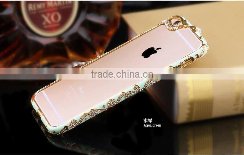 Cloisonne diamon frame for iphone 6/6plus