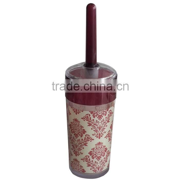 High quality decorative cleaning toilet brush and holder