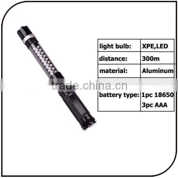 Waterproof battery powered 18650 magnetic aluminum super bright led camping light